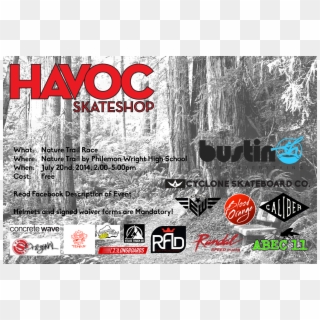 Havoc Nature Trail Race - Original Skateboards, HD Png Download