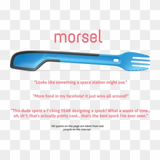 Morsel Is Part Spoon, Part Fork, Part Spatula, Resulting - Rear-view Mirror, HD Png Download