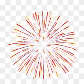 Drawn Fireworks Transparent Background - Fireworks With No Background, HD Png Download