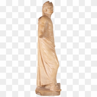 Alabaster Model Of Classical Roman Figure In Cloak - Bronze Sculpture, HD Png Download