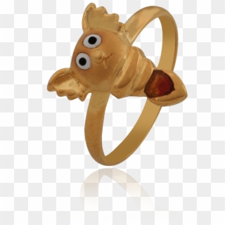 Funky Jack In The Box Gold Ring - Cartoon, HD Png Download