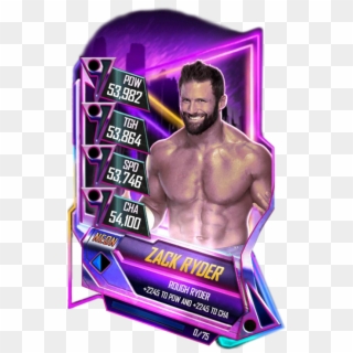 Zackryder S5 23 Neon - Wwe Supercard Neon Cards, HD Png Download