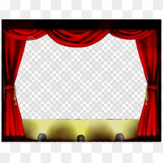 Free Stage - Transparent Curtain Open Background, HD Png Download