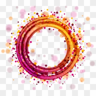Colorful Light Abstract Euclidean Vector Circle Geometric - Abstract Round Png, Transparent Png