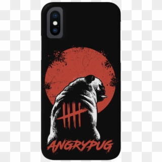 Angry Pug Phone Case Phone Case - Mobile Phone Case, HD Png Download