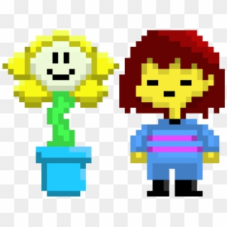 Flowey Undertale Png - Flowey Undertale Pixel Art, Transparent Png(602x708)  - PngFind