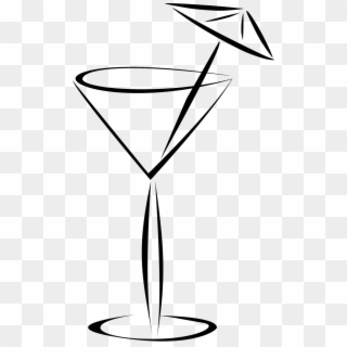 Cocktail Black And White, HD Png Download