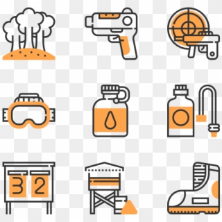 Paintball And Gun Elements - Banking Goods Icon Png, Transparent Png