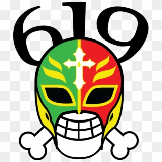 Rey Mysterio Clipart 3 By Troy - One Piece Jolly Roger Png, Transparent Png