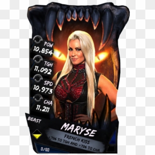 Maryse S4 16 Beast - Enzo Amore Wwe Supercard, HD Png Download