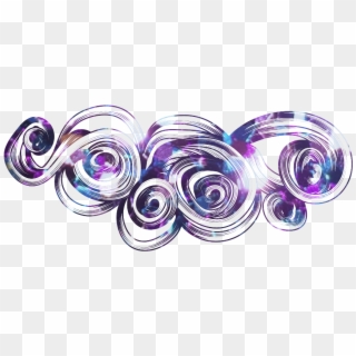#wind #wave #swirl #cloud #purple #decorate - Earrings, HD Png Download