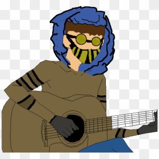 Ticci Toby Plays The Guitar - Cartoon, HD Png Download