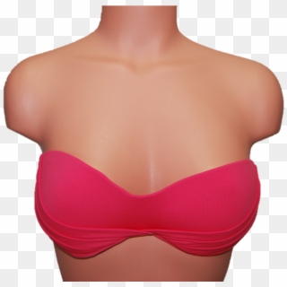 Brazilian Style Coral Bikini Top - Brassiere, HD Png Download