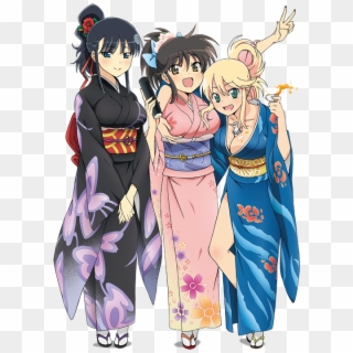 I Think Girls In Kimonos Are My New Fetish Its All - Senran Kagura Ikaruga And Asuka, HD Png Download