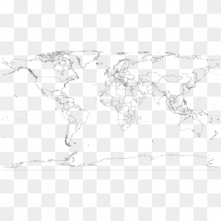 World - Objects - Countries - Map, HD Png Download
