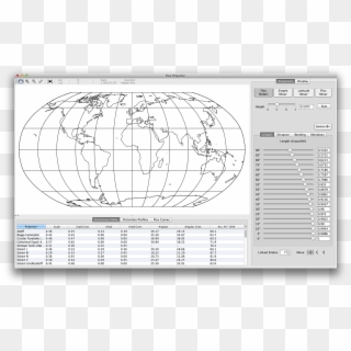 Map Projection Design With Flex Projector - Circle, HD Png Download