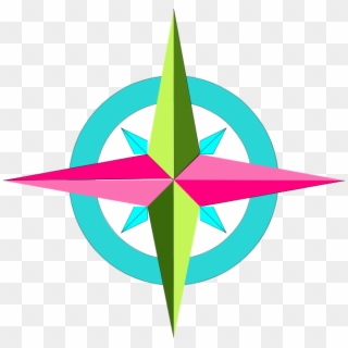 Pink Compass Clipart, HD Png Download