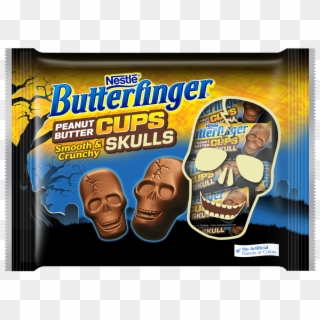 Butterfinger Fun-size Peanut Butter Cups Skulls, HD Png Download