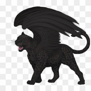 Png Images Of Black Panther Cats - Drawing Black Panther Animal, Transparent Png