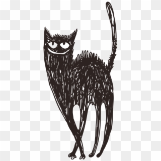 Cat Drawing Png - Drawing, Transparent Png