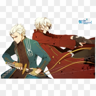 Serie - Anime Devil May Cry Vergil And Dante, HD Png Download