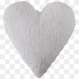 White Heart Pillow - Heart, HD Png Download