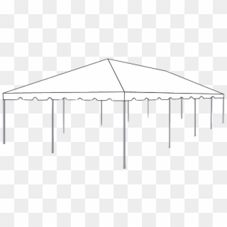 20' X 100' Frame Tent, HD Png Download