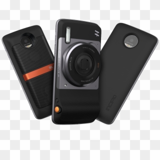 The Moto Mod System Relies On A Series Of Magnets And - Motorola Dslr Camera Phone, HD Png Download