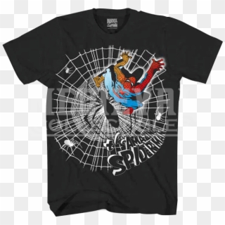 The Amazing Spiderman Black T Shirt - Active Shirt, HD Png Download