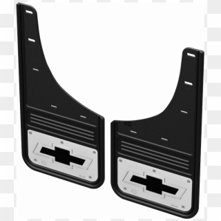 2019 Chevy Silverado 1500 Gatorback Black Bowtie No-drill - Mudflap, HD Png Download