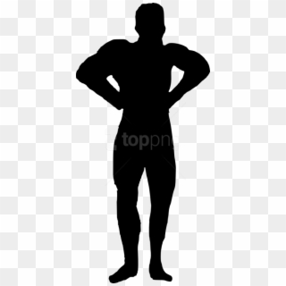 Free Png Muscle Man Bodybuilder Silhouette Png - Portable Network Graphics, Transparent Png