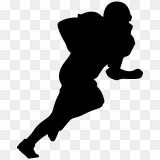 American Football Player Silhouette Png, Transparent Png