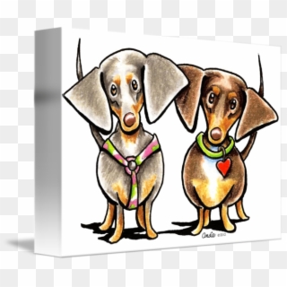 Double By Off Leash - Dachshund, HD Png Download