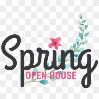 Spring Open House Event Clipart , Png Download - Spring Shopping Open House, Transparent Png