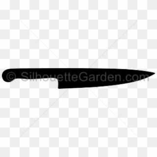 Silhouette Clipart Knife - Utility Knife, HD Png Download