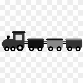Toy Train Clipart - Toy Train Clipart Black And White, HD Png Download