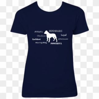 Pitbull Traits T-shirt For Woman - Dogo Argentino, HD Png Download