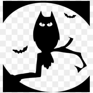 Halloween Owl Clip Art, HD Png Download