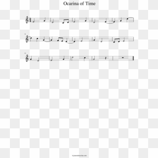 Ocarina Of Time 1 - Behold Behold I Stand At The Door Sheet Music, HD Png Download