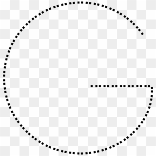 Dotted Circle Image White, HD Png Download