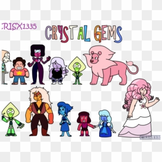 Drawn Gems Steven Universe Character - Crystal Gem Steven Universe, HD Png Download