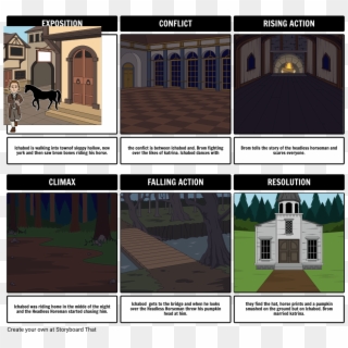 Legend Of Sleepy Hollow - Shakespeare Storyboard Romeo And Juliet, HD Png Download