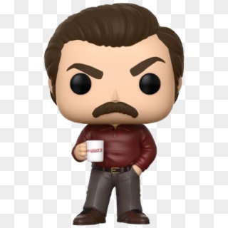 Funko Pop Parks And Rec - Ron Swanson Funko Pop, HD Png Download