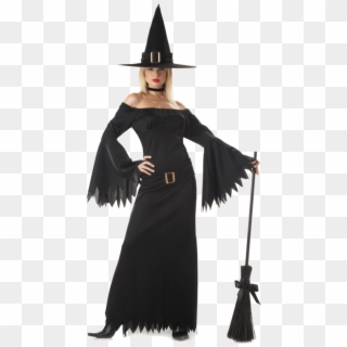 Elegant Witch Costume, HD Png Download