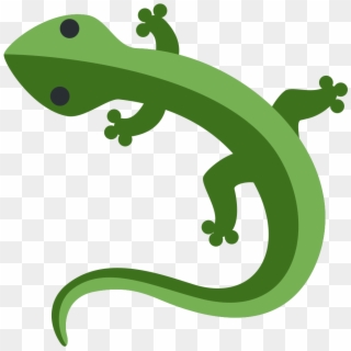 Gecko Svg Pixels - Lagarto Emoji, HD Png Download