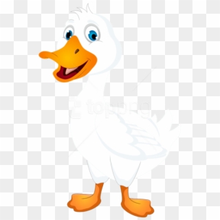 Download White Duck Cartoon Clipart Png Photo - Duck Clipart White, Transparent Png