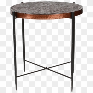 Ravi Copper End Table - Outdoor Table, HD Png Download