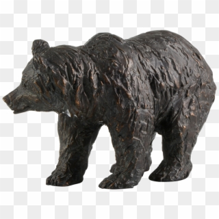 Bronze Sculpture Standing Bear - Statue, HD Png Download