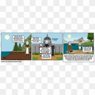 Susette La Flesche - Cartoon, HD Png Download