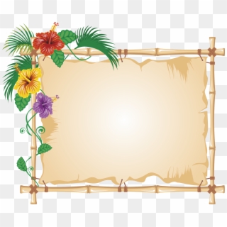 Tropical Border Png - Caribbean Party Background, Transparent Png